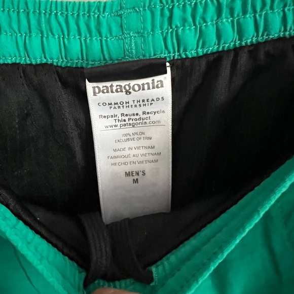 Green Patagonia Baggies Swim Trunks, M - Picture 3 of 3